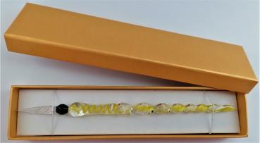 Tintenschreiber (gelb-weiß)